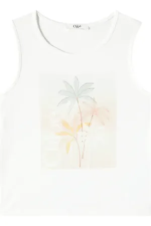 Chloé Chloé Kids Top de algodón