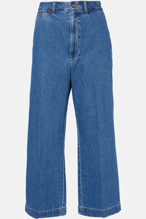 Ralph Lauren Jeans anchos cropped