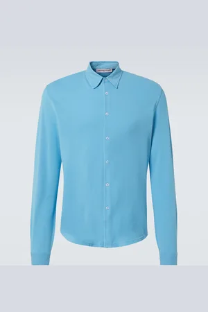 Orlebar Brown Camisa Giles de piqué de algodón