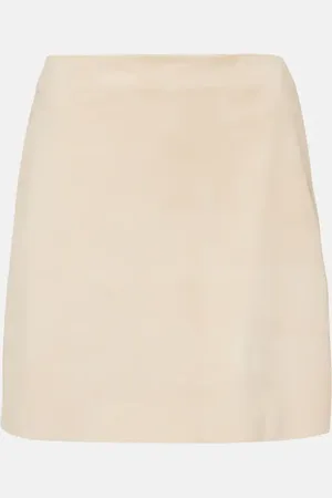 Ralph Lauren Minifalda Carreen de ante