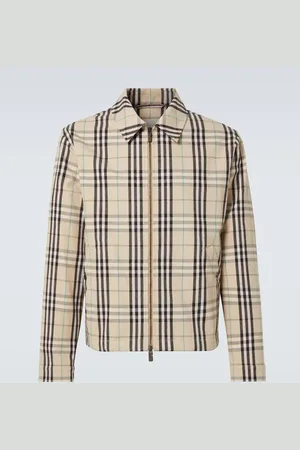 Burberry Chaqueta de algodón con Check