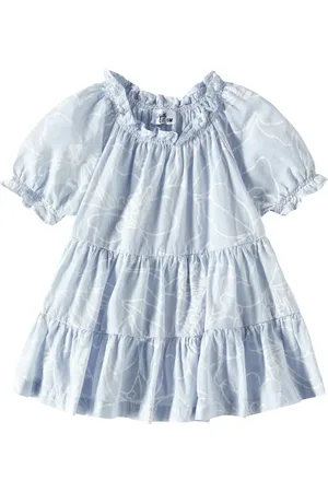 Il gufo Bebé - vestido de algodón floral