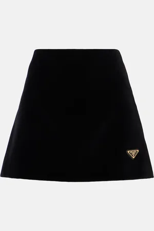 Prada Minifalda de algodón