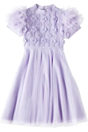 Tutu Du Monde Vestido Yasmin de tul floral con adornos