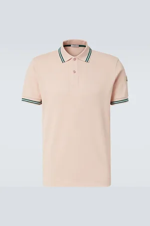 Moncler Polo de piqué de algodón