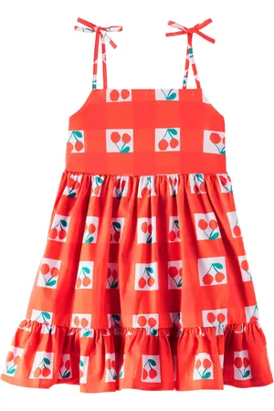 Stella McCartney Vestido de algodón estampado