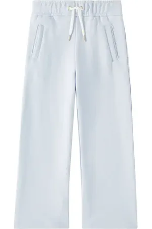 Chloé Chloé Kids Pantalones deportivos de algodón con logo