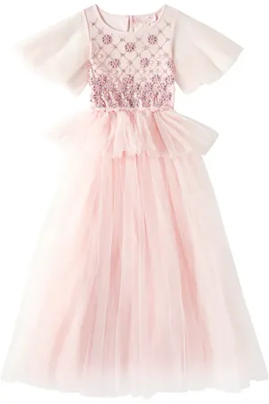 Tutu Du Monde Vestido Anbar de tul adornado