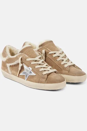Golden Goose Zapatillas Super-Star de ante con glitter