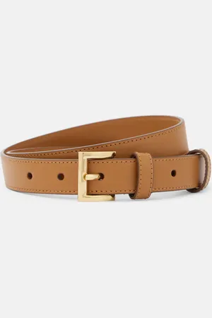 Prada Cinturón de piel con logo