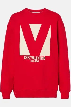VALENTINO Sudadera de jersey de algodón estampado