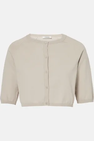Max Mara Cárdigan Pam de algodón cropped