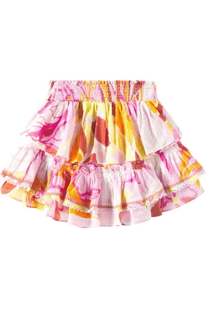 POUPETTE ST BARTH Falda Ariane de algodón a rayas