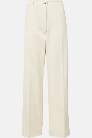 Moncler Pantalones en gabardina de algodón
