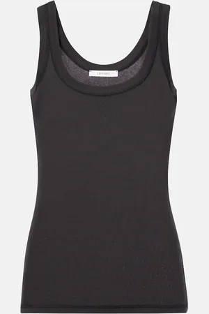 LEMAIRE Tank top en jersey de algodón