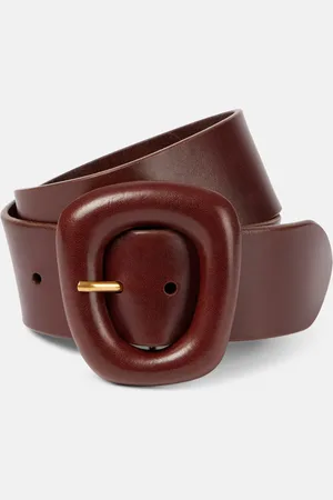 Saint Laurent Cinturón de piel