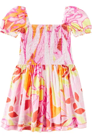 POUPETTE ST BARTH Vestido Bertha de algodón fruncido