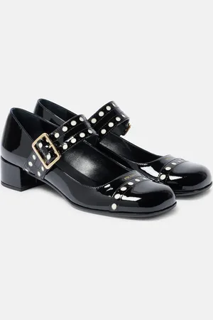 Prada Salones Mary Jane 35 de charol