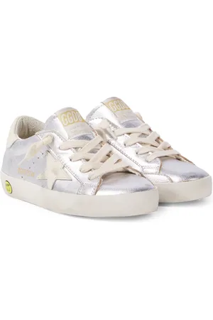 Golden Goose Zapatillas Super-Star de piel metalizada