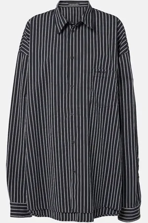 Balenciaga Camisa Flatground de algodón a rayas