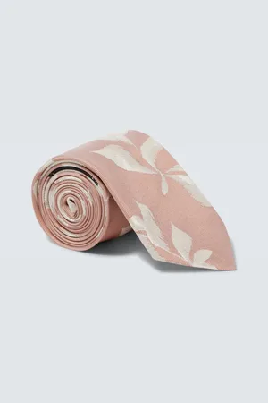 DRIES VAN NOTEN Corbata de seda estampada