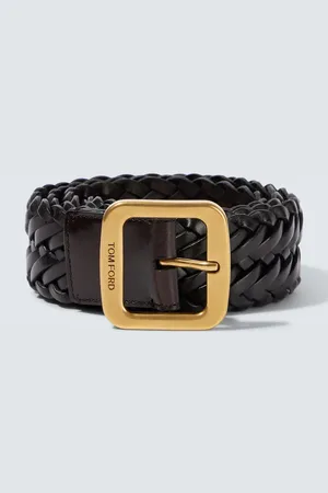 Tom Ford Cinturón de piel trenzado
