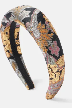 VALENTINO Diadema en jacquard de lana y seda