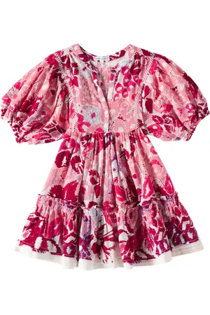 POUPETTE ST BARTH Vestido Aria de algodón con volantes