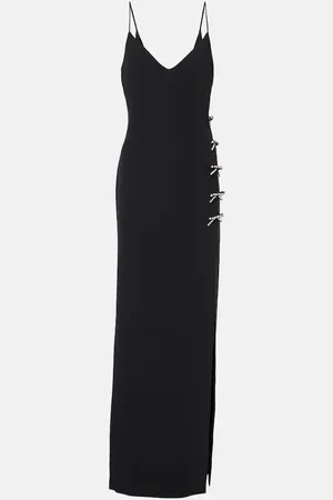 Elie saab Vestido de fiesta de cady con lazos
