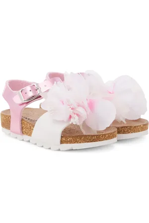 MONNALISA Sandalias con apliques florales