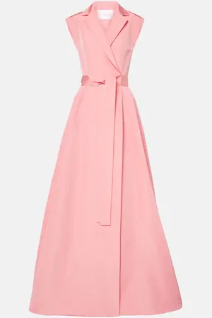 Carolina Herrera Vestido de fiesta de seda con cinturón