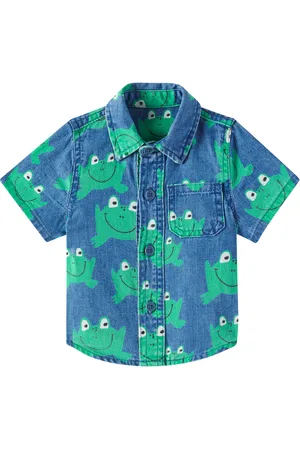 Stella McCartney Bebé - camisa de algodón estampada