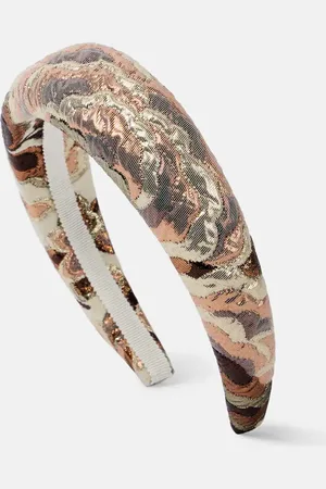VALENTINO Diadema en jacquard de lamé
