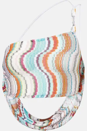 Missoni Crop top de lamé en zigzag