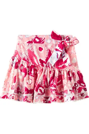 POUPETTE ST BARTH Falda Chantal de algodón a capas