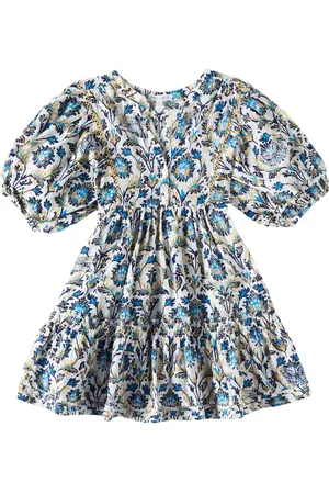 POUPETTE ST BARTH Vestido Aria de algodón con volantes