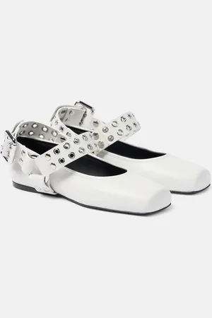 Alaïa Alaïa Bailarinas de piel adornadas