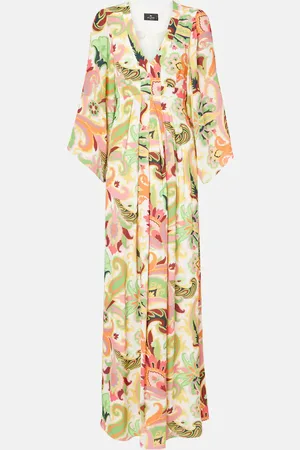 Etro Vestido largo estampado
