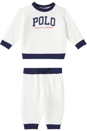Ralph Lauren Bebé - chándal de mezcla de algodón con logo