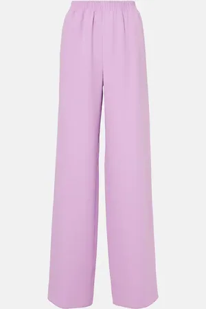 VALENTINO Pantalones anchos de Cady Couture