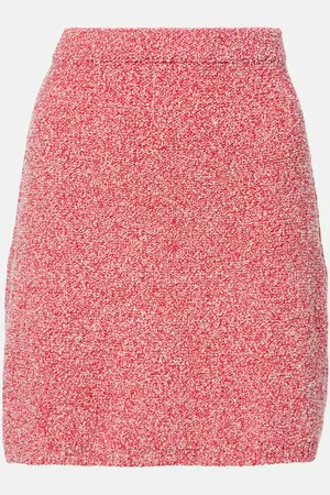 Salvatore Ferragamo Minifalda en mezcla de algodón