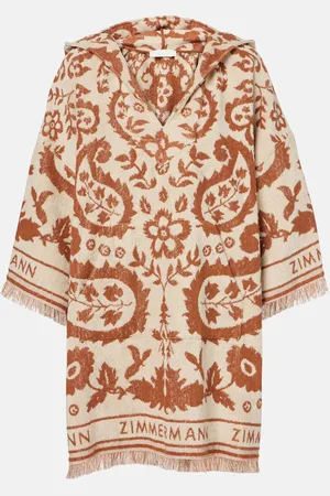 ZIMMERMANN Vestido de playa Wylie Hooded de felpa