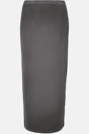 Acne Studios Falda midi de tiro medio