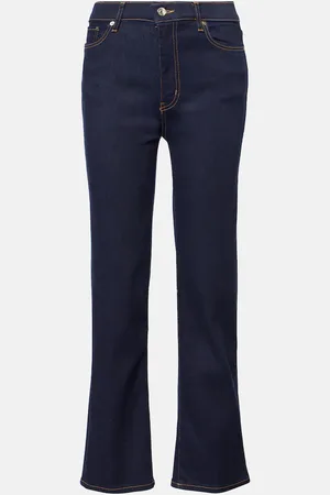 Frame Jeans rectos Le Sleek de tiro alto