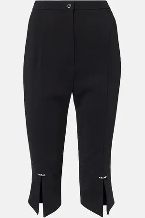 MUGLER Pantalones capri perforados