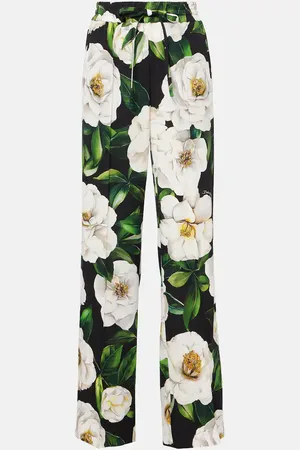 Dolce & Gabbana Pantalones de pijama de mezcla de seda