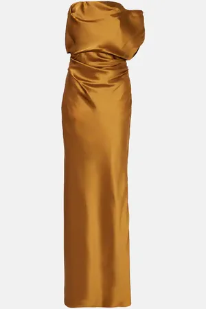 The Sei Vestido de fiesta de satén de seda