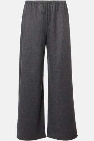 ASCENO Pantalones rectos Austin de lana y cachemir
