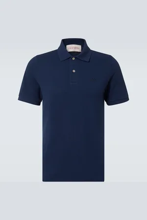 VALENTINO Polo VLogo Signature de piqué de algodón