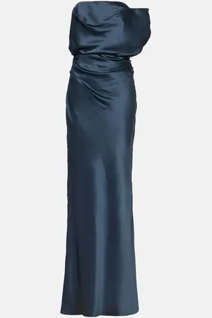 The Sei Vestido de fiesta de satén de seda